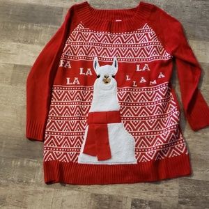 Llama Christmas Sweater